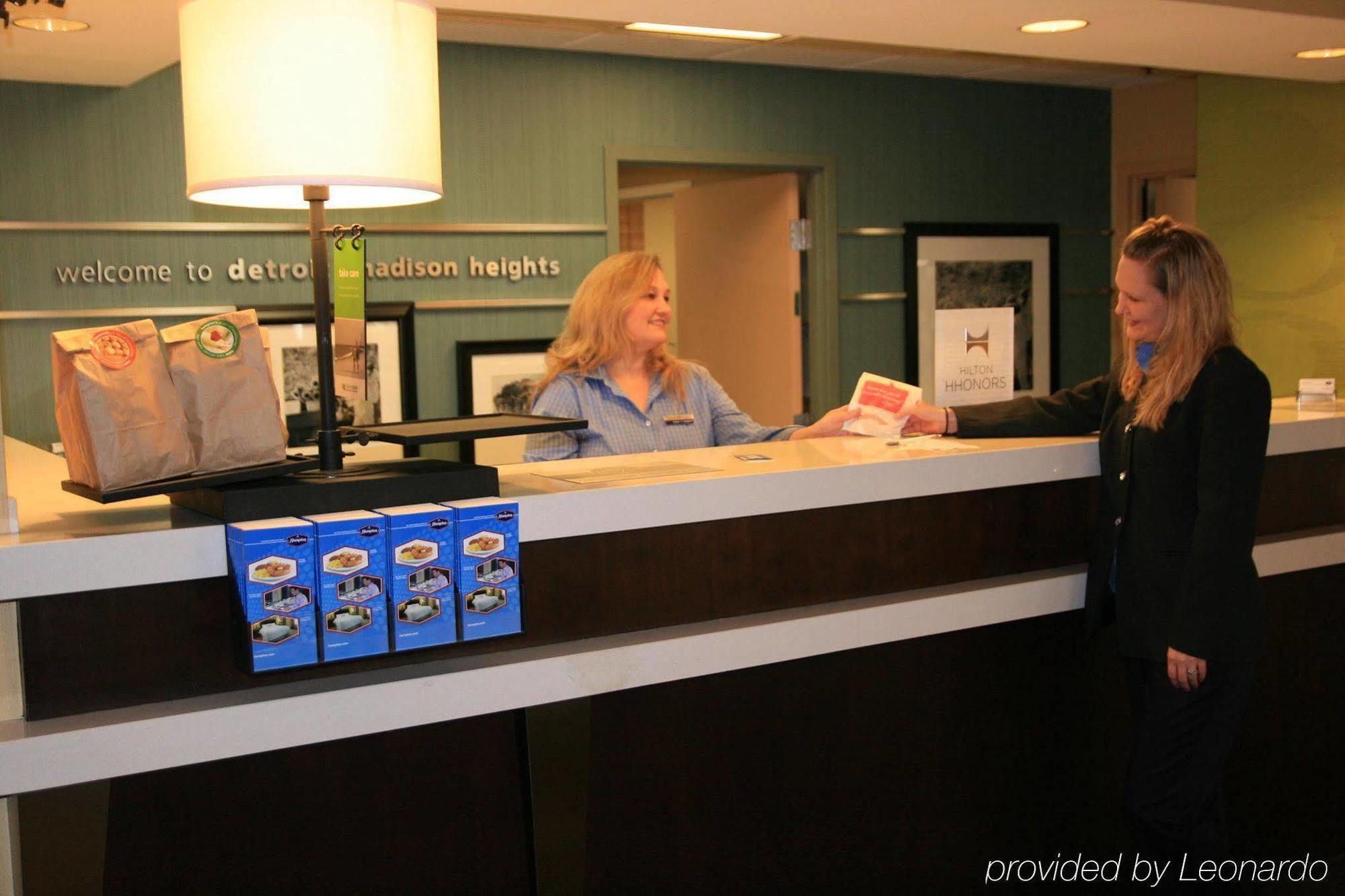 Hampton Inn Detroit Madison Heights South Troy Interno foto